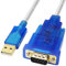 DTech USB zu RS232 Seriell Adapter kabel mit FTDI FT232RL Chipsatz DB9 RS232 Stecker unterstützt Windows 11 10 8 7 und Mac Linux (2 m)