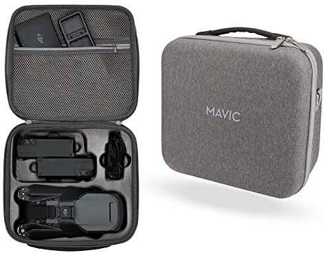 YueLi Mavic 3 Tragetasche, Fly More Combo Umhängetasche, wasserdicht, Hartschalenkoffer, Schaumstoffeinsatz für DJI Mavic 3 / MAVIC 3 ProDrohnenzubehör (Mavic 3 Fly More Combo Grey)