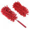 sourcing map Microfiber Duster for Cleaning, 11 to 31 Inch Washable Extendable Chenille Brush with Replaceable Head for Window, Furniture, Ceiling Fan, Red 1 Set