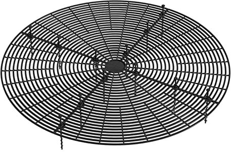 Mandeep Grilles de Protection pour Pot de Fleurs Anti-Chat Anti-Chiens Sécurité pour Bébé Protection du Plantes en Pot Contre Les Animaux de Compagnie - Diamètre 52 cm Noir