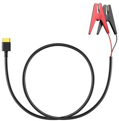 BLUETTI Blei-Säure-Batterie Ladekabel 12V, Alligator Batterieklemmen Bleiakkumulator auf XT90 Stecker, Kompatibles Tragbare Powerstation AC200/AC200P/AC200Max