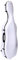 HDYNUZ Custodia per Violoncello 4/4 Custodia Rigida in Fibra di Carbonio Leggera Supporto 300 kg (Color : White)