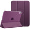 MoKo Funda para iPad (A16) 11ª Generación 2025 11 Pulgadas, iPad 10ª Generación 2022 10,9 Pulgadas Carcasa Trasera Translúcida Cubierta Delgada de PC con Soporte Plegable, Morado Oscuro