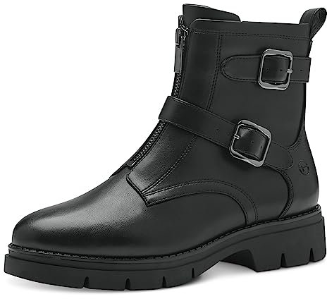 Tamaris Damen Boots Vegan; BLACK MATT/schwarz; 38 EU
