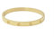 Luxury Gold-Plated Stainless Steel Simple Style Love Bangle Bracelet for Women Men (Gold-16)