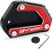 Modeer Für SV650 SV 650 S 650S 2004-2007 SV650S Ständer Fuß Seitenständer Vergrößern Verlängerungsplatte Pad sv650 s Zubehör (Rot)