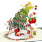 CUTPOPUP Weihnachtsbaum - Weihnachtskarten 3D, Weihnachtskarte 2024, Pop Up Karte Weihnachten, Weihnachtskarten mit Umschlag (Funny Xmas) CN259DE
