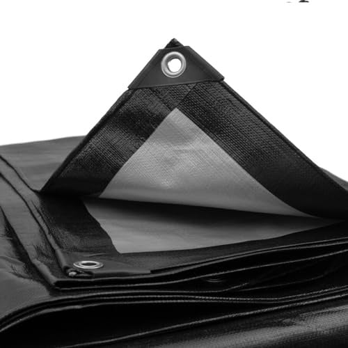 Tarpaulin Extra Heavy Duty Waterproof Cover Tarp Ground Sheet Mesh 250GSM EXTRA HEAVY DUTY (10m x 12m)