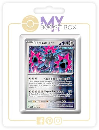Têtes-de-Fer (Iron Jugulis) 158/182 Future Holo or Reverse (Random) - my-booster X Écarlate et Violet 4 - Faille Paradoxe Box of 10 Pokemon French Cards