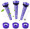 Fousenuk 6 Piezas Filtro, Compatible with DysonV8 V7, 3 Prefiltros y 3 Postfiltros, Filtros de Repuesto Lavablesde con Cepillos de Limpieza para Aspiradora Animal Absolute Motorhead