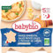 BABYBIO - Ravioli Emmental sauce Patate Douce pointe de Fromage de chèvre français - 15+ mois - 190g - BIO