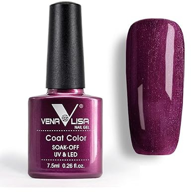 Gel Nail Polish, UV/LED Soak-Off Nail Art Manicure Pedicure for Professional, Salon & Home Use, Long Lasting and Easy to Apply