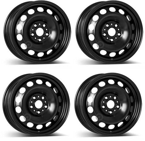 4x Alcar Stahlfelgen 4-6667 6.5Jx16 ET46 5x112 kompatibel mit Volkswagen Golf