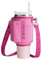STANLEY All Day 40 oz Quencher Carry-All | Crossbody Bag with Phone Pocket, Card Sleeve & Detachable Strap (Peony)