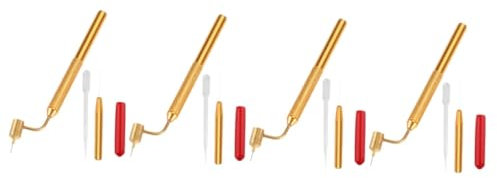 iplusmile 4stücke Automobil Lackstift Präzisionsstift Für Lackreparatur Glänzender Chrom Lackstift Für Motorräder Und Mehr Einfache Anwendung Für Präzise Ergebnisse