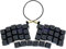 Hardtochooseone Teclado mecánico ergonómico dividido, alimentado por QMK, el teclado viene totalmente montado con soporte de interruptor MX, diseño de 36 teclas, conectividad USB-C, 28 teclas