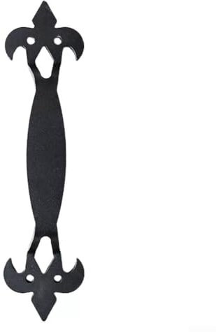 Maniglia per porta scorrevole in acciaio al carbonio con design vintage per interni classici