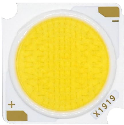 LIGHBIB LED COB CRI≥90 High Lumen LED Diode Bridgelux Chip 10W 20W 30W 40W 19 * 19mm LED Strahler Downlight Reparatur Teile,Warmweiß 3000 K,40W 1200mA 1St