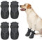 4 Stück Hundeschuhe,Hundesocken Anti Rutsch,Pfotenschutz Hunde Schuhe,rutschfeste Hundeschuhe,Outdoor Indoor Hundeschuhe,für Füße mit Einer Breite von ca. 4,3 cm
