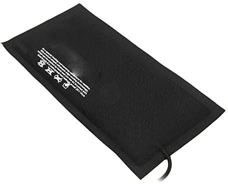 Akozon USB Heat Mat for Reptiles – Switch-, Compatible with Thermostat, Ideal for Pet Hygrometer and Temperature Control for Gecko and Other Reptiles (Small size 20 * 10cm