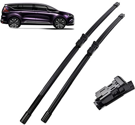 Limpiaparabrisas 30''+28'' LHD Escobillas limpiaparabrisas Delanteras Parabrisas Ventana Cepillos antilluvia para Renault Espace V 2015-2019