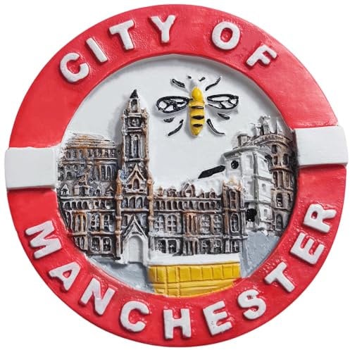 Manchester United Kingdom Refrigerator Magnet Travel Souvenir Fridge 3D Decoration Magnetic Sticker Craft