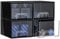 Vtopmart 4 Pack Clear Small Stackable Storage Drawers, Acrylic Bathroom Makeup Organiser, Plastic Storage Box For Vanity, Under Sink, Kitchen Cupboard, Pantry, Home Organization(black)