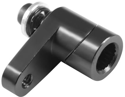 pistro RC Auto Servo Lenkarm 20T Servo Horn Metall DIY für LKW 1/14 Mini, 1/18 Modell Granit, Schwarz