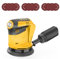 New Upgrades Cordless Orbital Sander Compatible with Dewalt 18V Battery, with 12Pcs Sandpapers & Collection Bag, 360°Rotating Sanding Base Plate, for Sanding, Polishing (Without Battery)
