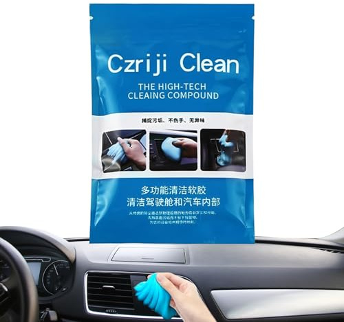 Detergente gel per pulizia auto, gel per la pulizia dell'auto, accessori per interni auto, gel adesivo per la pulizia profonda per griglia di ventilazione, cruscotto, pannelli di controllo, rimozione