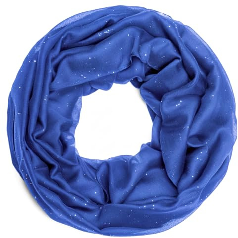 Van Der Rich ® - Sciarpa Tubolare Morbida con Paillettes Loop - Donna