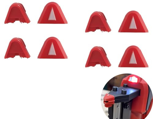 sanbaiyi 42-38-0009 8PCS M12 Pin Nailer Rubber Tip for Milwaukee 2540-20 Cordless Pin Nailer, No Mar Pad Nose Cushion No Mar Tip for 23 Gauge Compact Cordless Pin Nailer (8)
