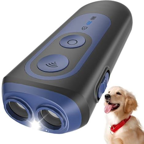 Holercoco Anti-Bell Gerät für Hunde Ultraschall 3 Modi 15m