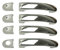 Caddy 3 Touran T5 T6 Türgriffe Blenden aus Edelstahl Chrom