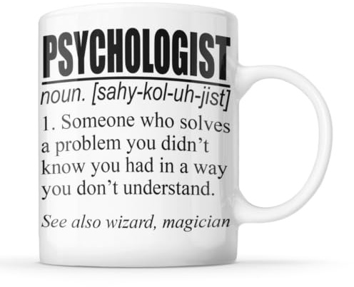 McMug - Psychologist Definition Funny Psychology Mug Gift, Ceramic, 11fl.oz.
