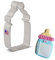 Ann Clark Cookie Cutters Cortador de galletas biberón - 10,8 cm