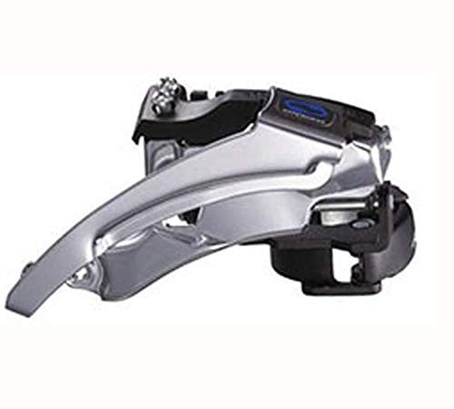 SHIMANO Altus Mountain Bike Front Derailleur - Multi-Clamp (Top-Swing/Dual Pull/Band-Type 34.9MM (W/31.8 & 28.6MM Adapter) - FD-M310)