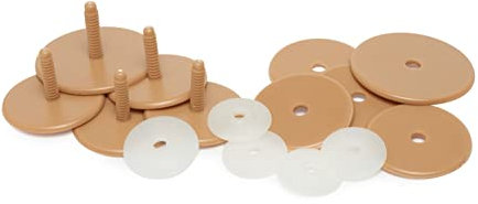 Glorex Gelenkscheiben-Set für Bären, 4 x 45 mm, 1 x 55 mm