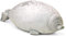 Boven Cute Blob Plush Seal Pillow, Robbe Kissen Plüschtier-Schlafkissenspielzeug, Seehund Kissen Mit Molliger Plüschfüllung (Beige,S 30cm)