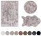 Schöner Wohnen Kollektion Kunstfell Teppich Tender – hochflor Shaggy Matte – Modellart Shape – luxuriöser Fellteppich – Vorleger mit Fellimitat – (Taupe, 60 x 90 cm)