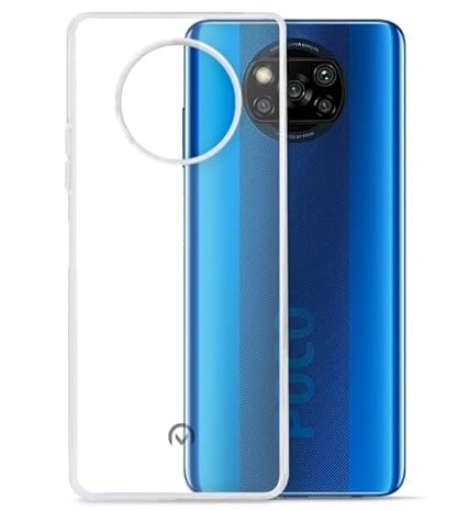 TPU Hülle kompatibel mit Xiaomi Poco X3 NFC Poco X3 Pro Transparent Clear Case Schutz Handy Tasche Silikon mit mungoo Displayputztuch