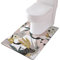 ZESLIV WC Vorleger mit Ausschnitt 90 * 60cm rutschfeste Badematte Badezimmerteppich Toilettenmatte Badgarnitur Badteppich
