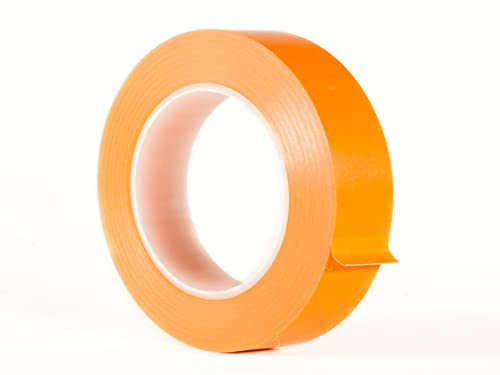 25 mm x 55 m Orange Fineline Konturenband Zierlinienband Finelineband hochwertiges Klebeband lackieren Airbrush Masking Tape Fineline Tape Orange oder Grün (25mm x 55m, orange)