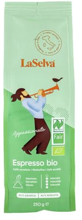 LaSelva Espresso Appassionato Röstkaffee gemahlen, Bio, 250g