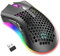 JYCSTE Wireless Bluetooth Mouse, Ultralight Honeycomb Mice with RGB Backlit, Adjustable DPI, Bluetooth 2.4G Wireless Rechargeable Ergonomic Optical Sensor Mouse for PC Mac Gamer (Dual Mode-Black)