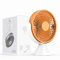 Desk Fan, Portable USB Desk Fan with 3 Wind Speeds, Hangable and 360° Rotation, Powerful Brushless Motor, Silent Fan, 9 inch Desktop Fan for Home Office Camping