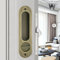 betensh 173mm Pocket Door Handle with Keyed Invisible Recessed Handle Mortise Hook Lock for Wooden Door Brushed Bronze