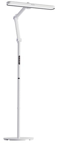 Honeywell LED Floor Lamp Modern - 05D01 Sunturalux™ Dimmable Standing Lamp, Eye Caring Standing Light with 28W 1500LM Bright Natural Daylight Reading Floor Lamps for Living Room Home Office (White)