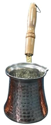 Colcolo Turkish Coffee Pot Coffee Cezve Household Turkish Coffee Pot Induction Tea Maker Copper Accessories Greek Arabic Coffee Pot, 270ml