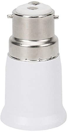 B22 to E27 Socket Converter, Socket Adapter,B22 To E27 ES Edison Screw Light Bulb Lamp Base Socket Converter,Screw to Bayonet Bulb Socket Adaptor Convertor,for LED Bulbs and Incandescent Bulbs